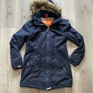 Superdry The Windparka Sherpa Lined Coat with Hood